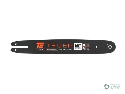 Prowadnica łańcucha do piły, 16" (40 cm) / 3/8" 1,3mm 55 og. / 9z / moc. G /, Teger