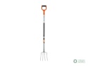 Widły gospodarcze 4-zębne na metalowym trzonku - Extra Long, (dł. 1580 mm) Extreme, Teger