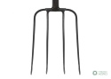 Widły gospodarcze 4-zębne na metalowym trzonku - Standard, (dł. 1250 mm), Teger