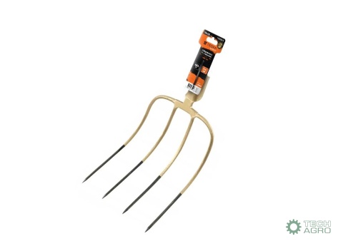 Widły gospodarcze 4-zębne, nieoprawne, kute, Teger