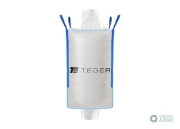 Worek BIG BAG 1000kg. 90 x 90 x 160. 4 uchwyty. Lej zasypowy/Lej spustowy /TEGER