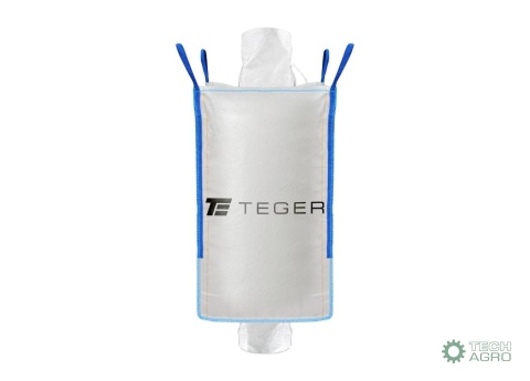 Worek BIG BAG 1000kg. 90 x 90 x 160. 4 uchwyty. Lej zasypowy/Lej spustowy /TEGER