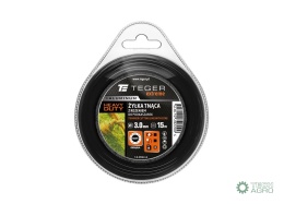 Żyłka tnąca do podkaszarek HEAVY DUTY (z rdzeniem) / Okrągła / 3.0 mm / 15 m Extreme / TEGER
