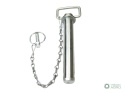 Sworzeń zaczepu z zawleczką i łańcuchem15.9x103x136 TEGER