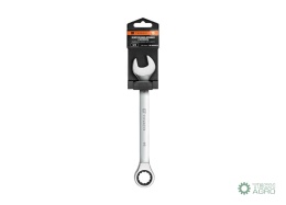 Klucz płasko-oczkowy z grzechotką 19 mm/ TEGER