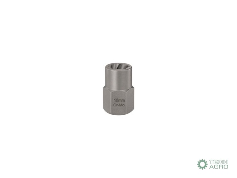 Nasadka do odkręcania uszkodzonych śrubi nakrętek, (10mm) - kute/ stal Cr-Mo, Teger