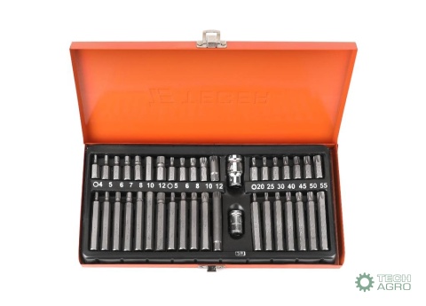 Zestaw bitów TORX/SPLINE/HEX (40 el.) /TEGER