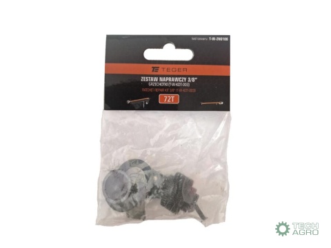 Zestaw naprawczy grzechotki, 3/8" 72T (T-W-KDT003), Teger