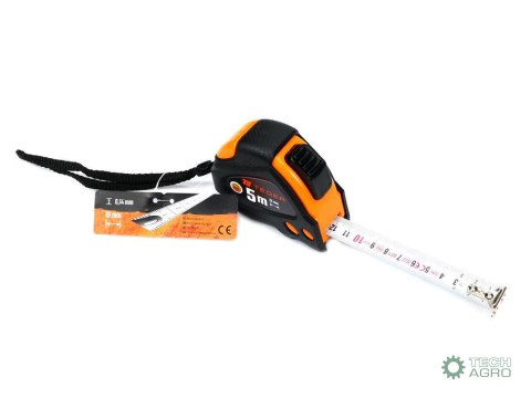 Miara stalowa rozwijana 5m 19mm TEGER Miara stalowa rozwijana 5m 19mm TEGER