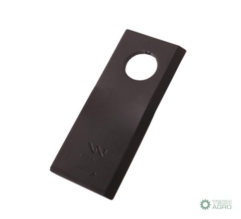 Nóż. nożyk kosiarka lewy 100X40X3mm otwór 19 zastosowanie RS 100/3 Sipma WARYŃSKI ( sprzedawane po 25 ) Nóż. nożyk kosiarka lewy 100X40X3mm otwór 19 zastosowanie RS 100/3 Sipma WARYŃSKI ( sprzedawane po 25 )