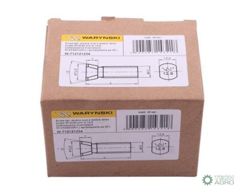 ŚRUBA M12X40 PŁUŻNA OVAL KV 12.9 WARYŃSK ŚRUBA M12X40 PŁUŻNA OVAL KV 12.9 WARYŃSK