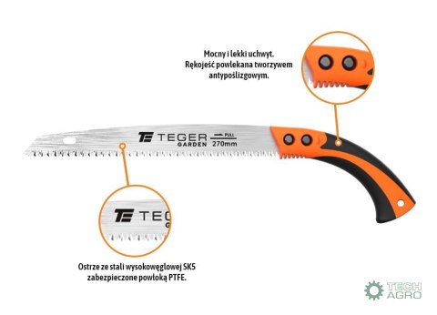 Piła ogrodowa - uniwersalna 270mm / TEGE Piła ogrodowa - uniwersalna 270mm / TEGE