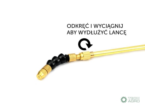 Regulowana metalowa lanca teleskopowa do opryskiwacza ciśnieniowego 5/8/10L TEGER