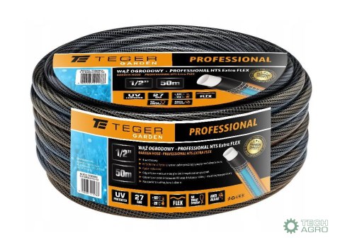 Wąż ogrodowy "PROFESSIONAL- NTS EXTRA FLEX" FI 1/2". 50m / TEGER Wąż ogrodowy "PROFESSIONAL- NTS EXTRA FLEX" FI 1/2". 50m / TEGER