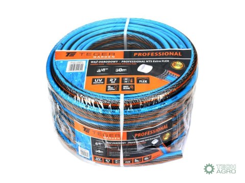 Wąż ogrodowy "PROFESSIONAL- NTS EXTRA FLEX" FI 3/4". 50m / TEGER Wąż ogrodowy "PROFESSIONAL- NTS EXTRA FLEX" FI 3/4". 50m / TEGER