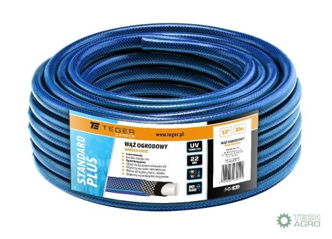 Wąż ogrodowy "STANDARD PLUS" FI 1/2". 30m / TEGER