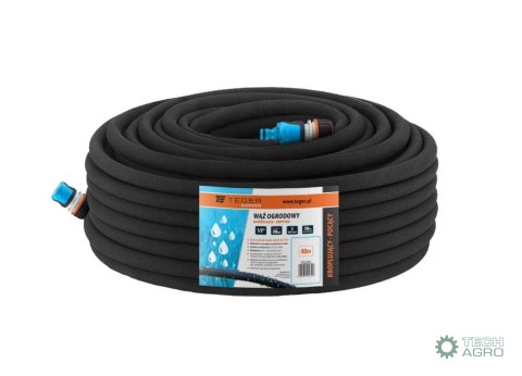 Wąż ogrodowy - kroplujący FI 1/2". 40m / TEGER Wąż ogrodowy - kroplujący FI 1/2". 40m / TEGER