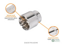Klucz nasadowy 1/2" SPLINE 10 mm / TEGER