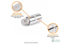 Klucz nasadowy 1/2" z bitem SPLINE 55 mm/M6 / TEGER
