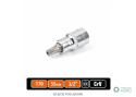 Klucz nasadowy 1/2" z bitem TORX 55 mm/T70 / (z otworem) / TEGER