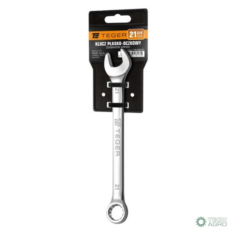 Klucz płasko-oczkowy 21 mm / TEGER Klucz płasko-oczkowy 21 mm / TEGER