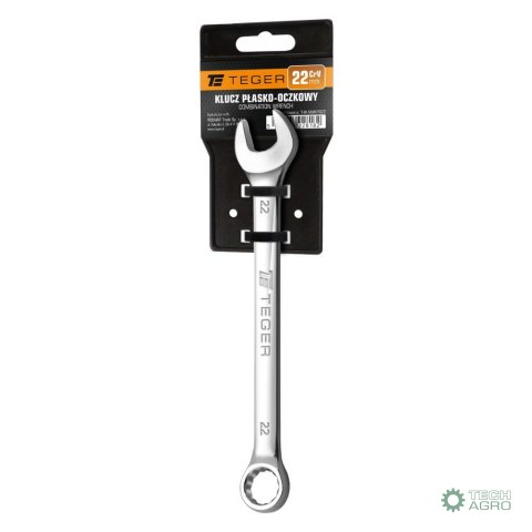 Klucz płasko-oczkowy 22 mm / TEGER Klucz płasko-oczkowy 22 mm / TEGER