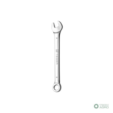 Klucz płasko-oczkowy 6 mm / TEGER Klucz płasko-oczkowy 6 mm / TEGER
