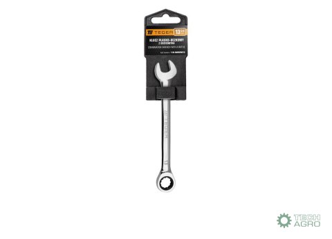 Klucz płasko-oczkowy z grzechotką 13 mm / TEGER Klucz płasko-oczkowy z grzechotką 13 mm / TEGER